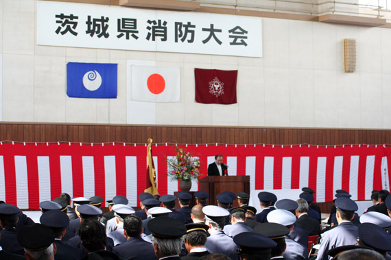 消防大会の様子