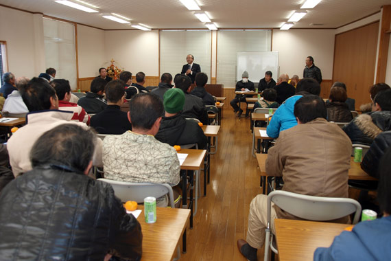 地区の全員が一同に介せるようになった公民館