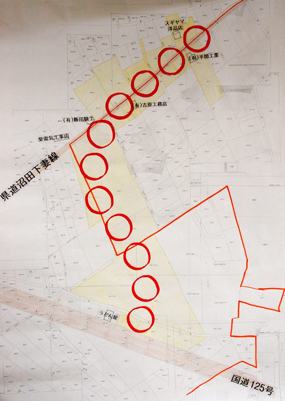 件の土木部お手製のバイパス説明図