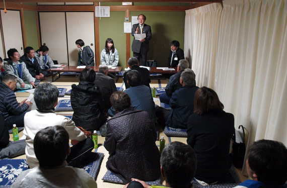 土木部の説明について私の考え方をお話しました。