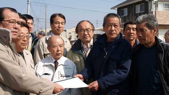 いばらき自民党政調会長（県議会副議長）に要望書提出