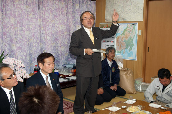 総上地区青年部：田所衆議院議員も参加して下さいました。