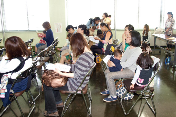 もれなくお子様連れの会員のみなさん