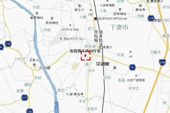 千代川地区は、２１区分、約２８００所帯、９２００人以上が住む広い地域です。今回は、図の赤印の千代川公民館で開催しました。
